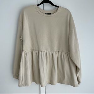 Zara Peplum Sweater